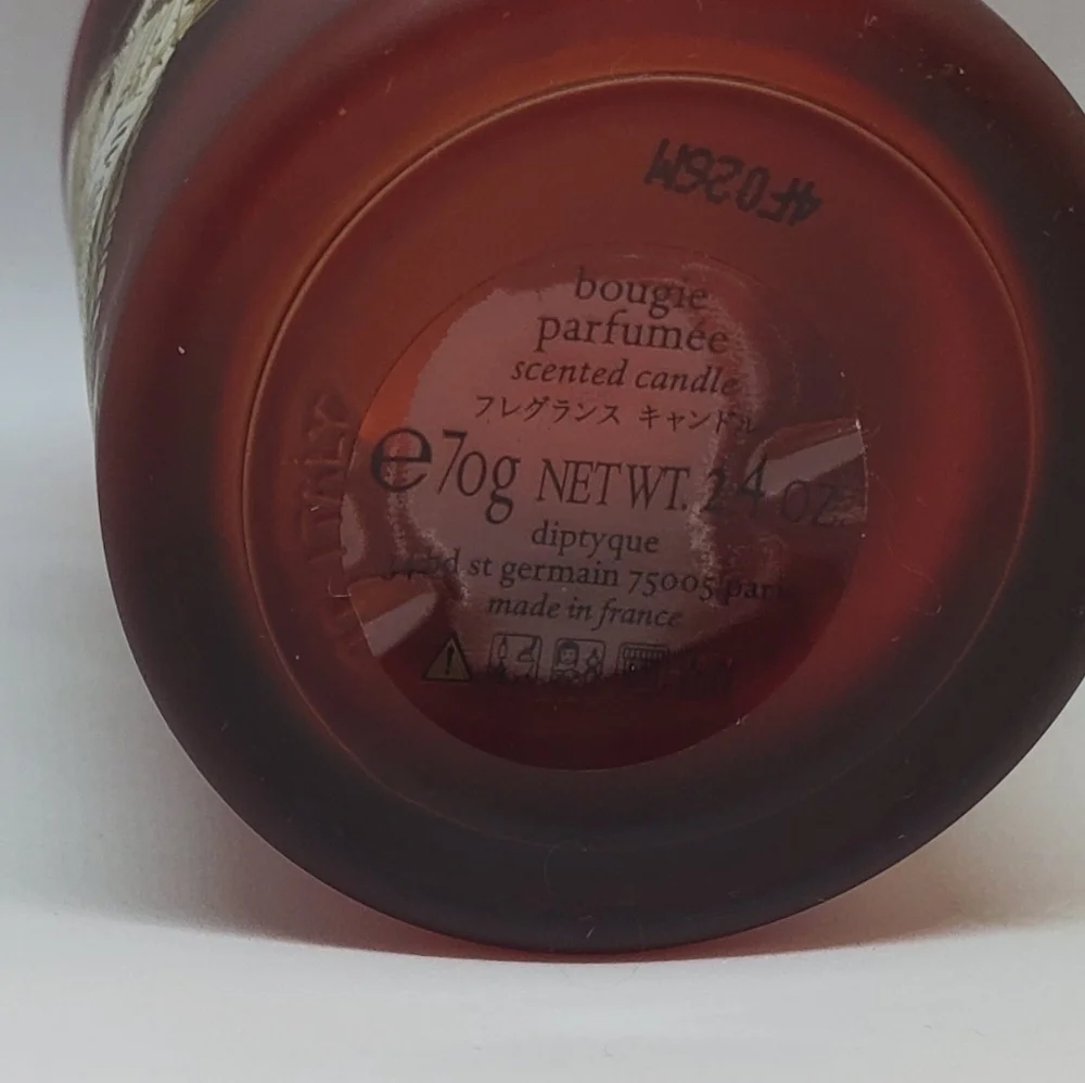 Empty Chistmas 2014 Diptyque Epice candle holder mini - rare